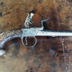 Queen Anne Flintlock Pistol By Hale