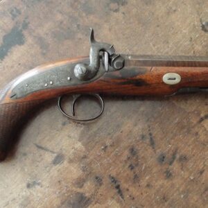 Percussion Traveling Pistol by Blissett Of London