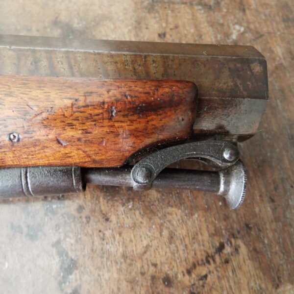 Percussion Traveling Pistol by Blissett Of London - Image 5