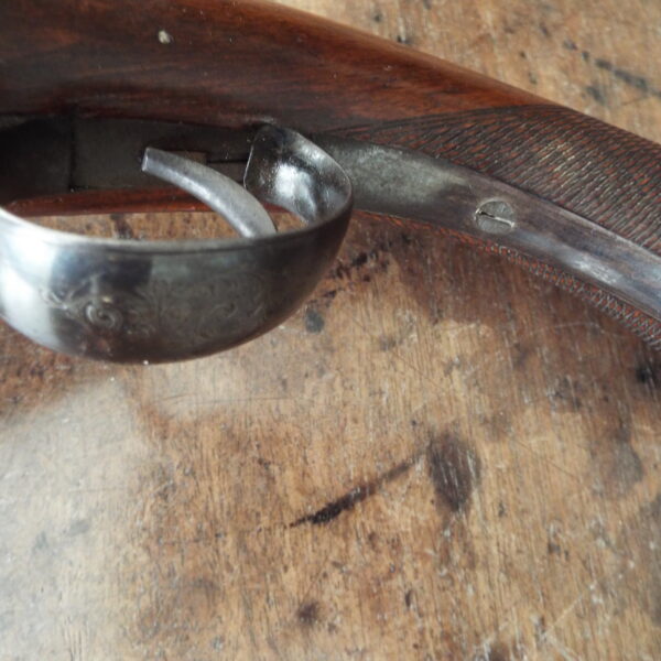 Percussion Traveling Pistol by Blissett Of London - Image 9