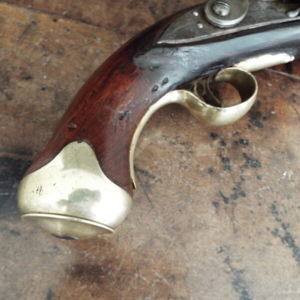 Napoleonic Period Flintlock Newland Service Pistol - Image 5