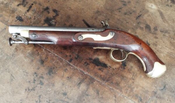 Napoleonic Period Flintlock Newland Service Pistol - Image 7
