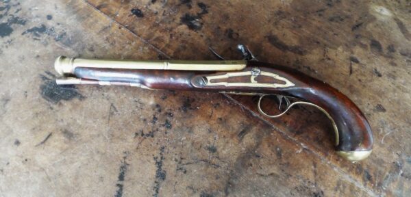 18th Century Flintlock Ship Captains Blunderbuss Pistol - Image 6