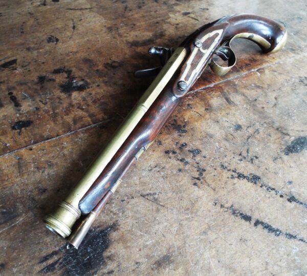 18th Century Flintlock Ship Captains Blunderbuss Pistol - Image 12