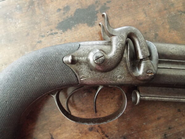 19th Century Percussion Over and Under Belt pistol - Image 3