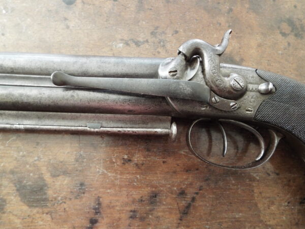 19th Century Percussion Over and Under Belt pistol - Image 7