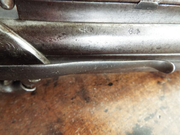 19th Century Percussion Over and Under Belt pistol - Image 8