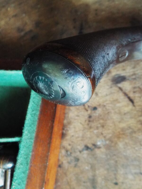 A Very Fine Cased Percussion Bayonet Pistol By Collins of London - Image 9