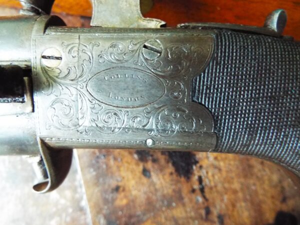 A Very Fine Cased Percussion Bayonet Pistol By Collins of London - Image 11