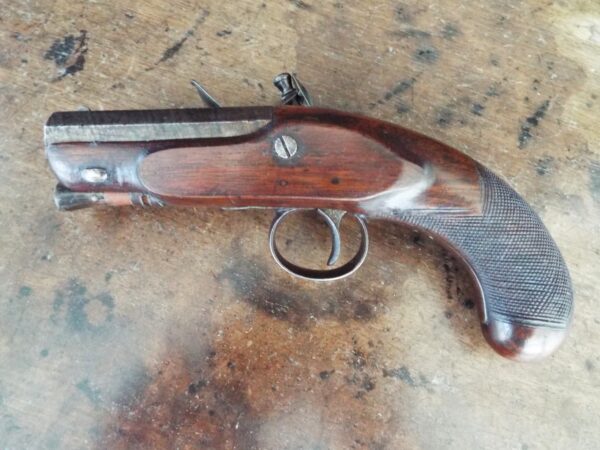 Flintlock Pocket Pistol By Mace Of London - Image 3