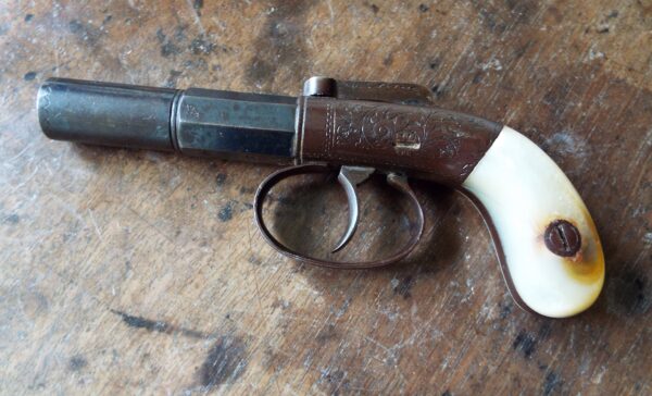 American Allen And Thurber Percussion Pocket or Boot Pistol - Image 2