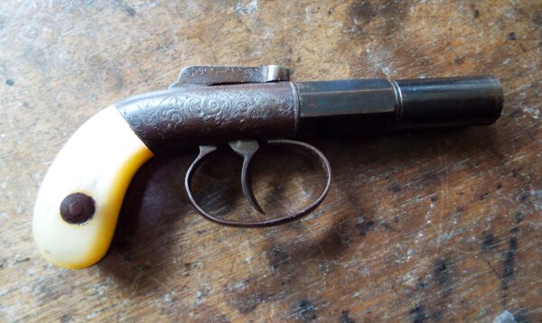 American Allen And Thurber Percussion Pocket or Boot Pistol - Image 3