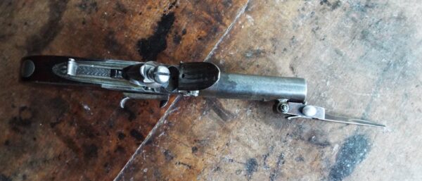 Flintlock Pocket Bayonet Pistol By Higham - Image 7