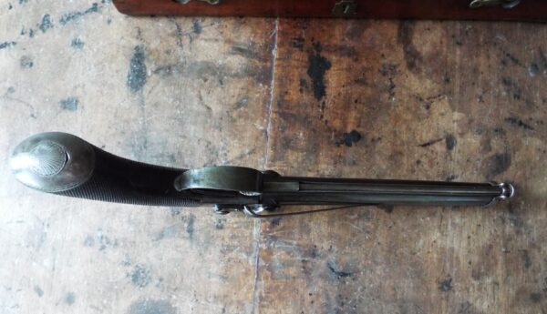 19th Century Double Barrel Belt Pistol by Beckwith of London - Image 11