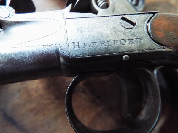 Flintlock Queen Anne Period Cannon Barrel Pocket Pistols - Image 5