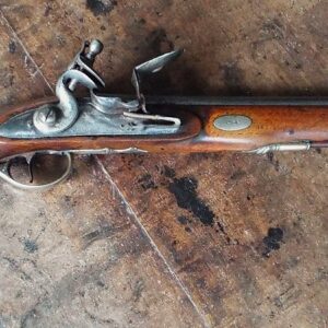 Silver Mounted Flintlock Horse Pistol By Clarkson