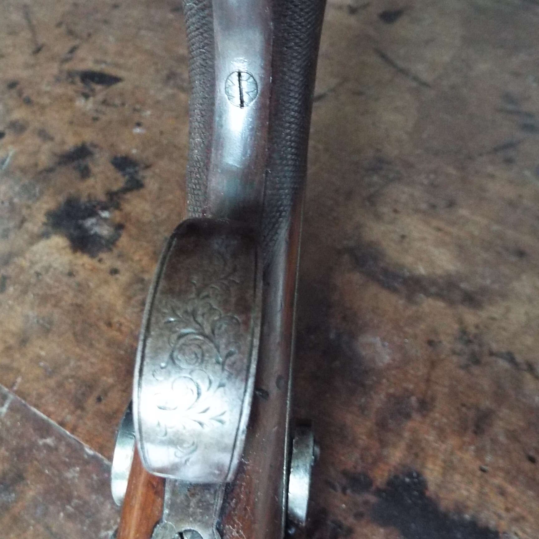 19th Century Percussion Double Barrel Howdah Pistol - Image 10