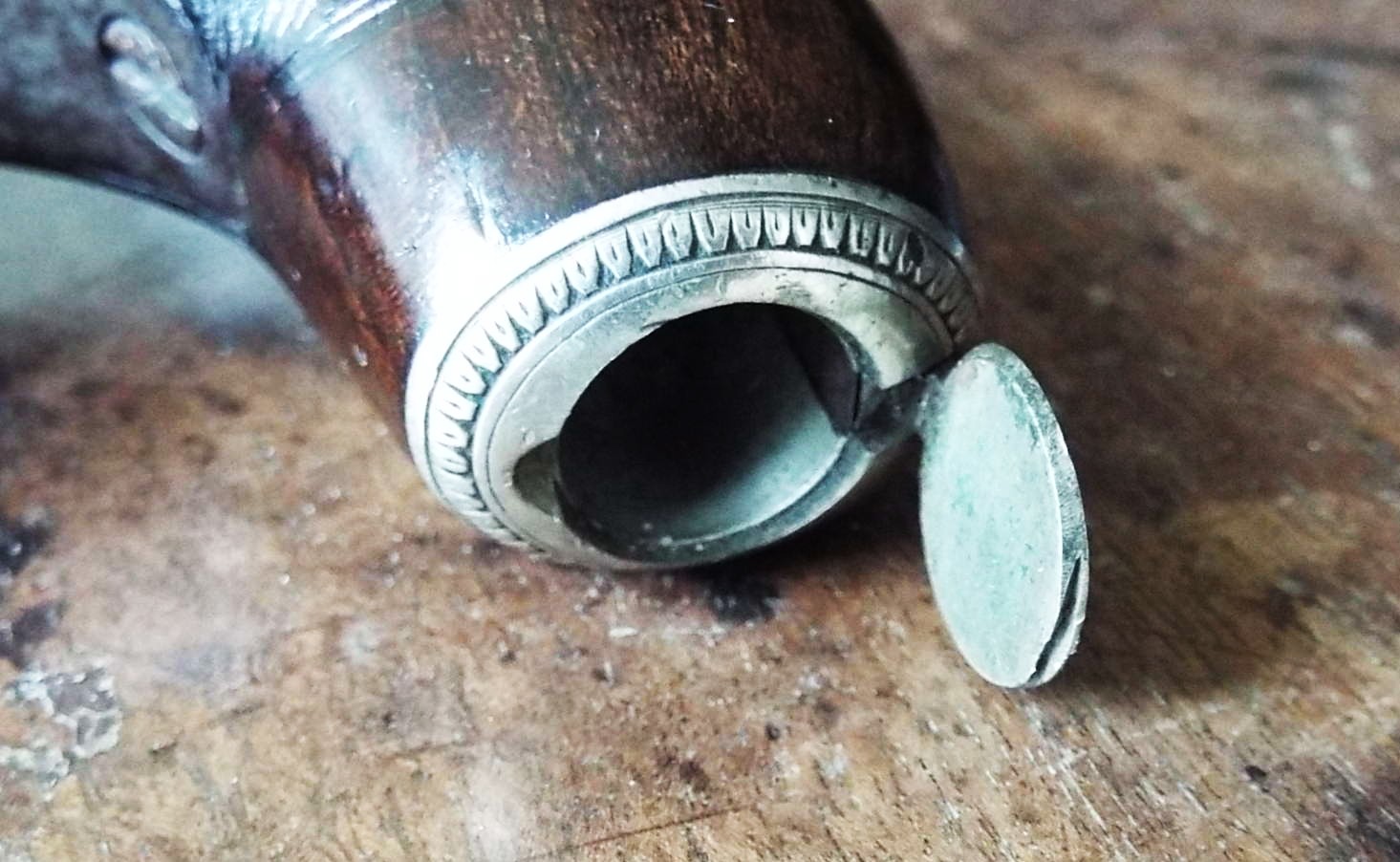 19th Century Four Barrel Turn-over Overcoat Pistol - Image 7