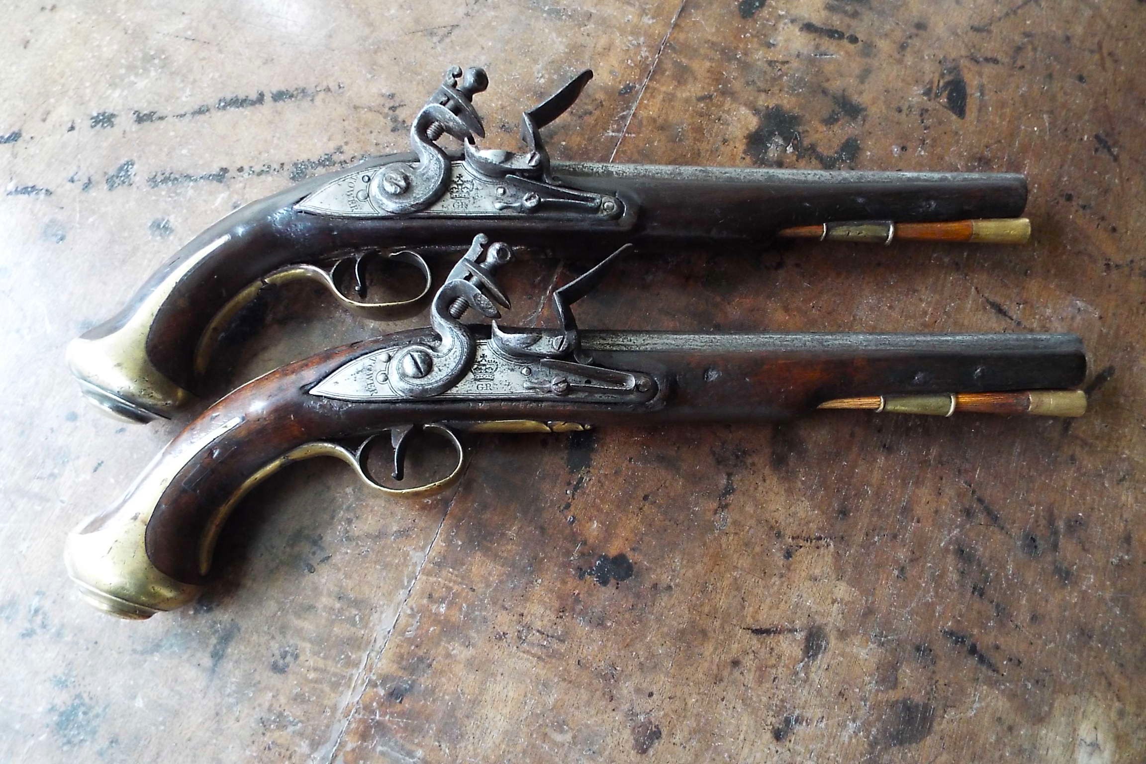 A Brace Of 1775 Flintlock Royal Foresters Pistols