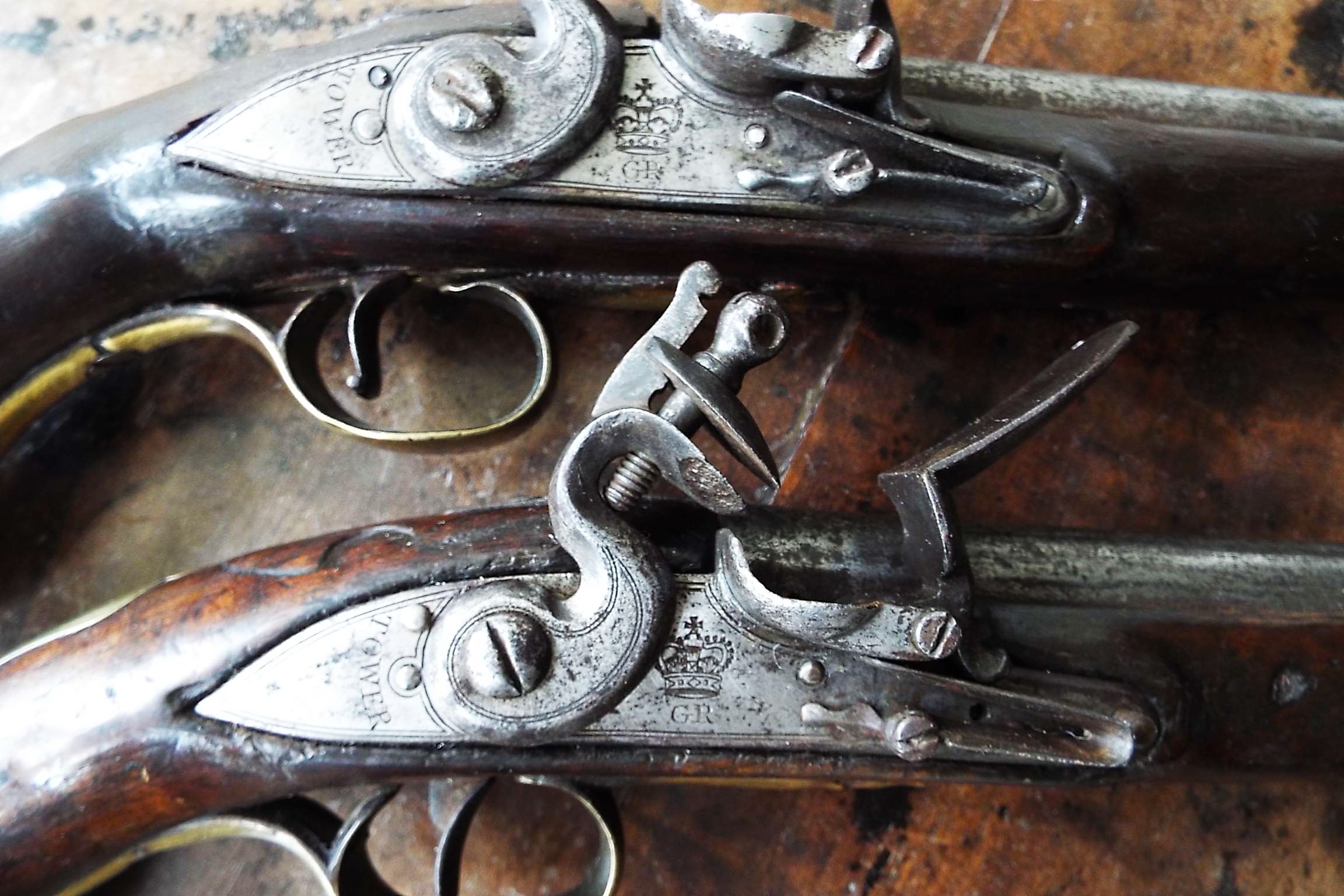 A Brace Of 1775 Flintlock Royal Foresters Pistols - Image 2
