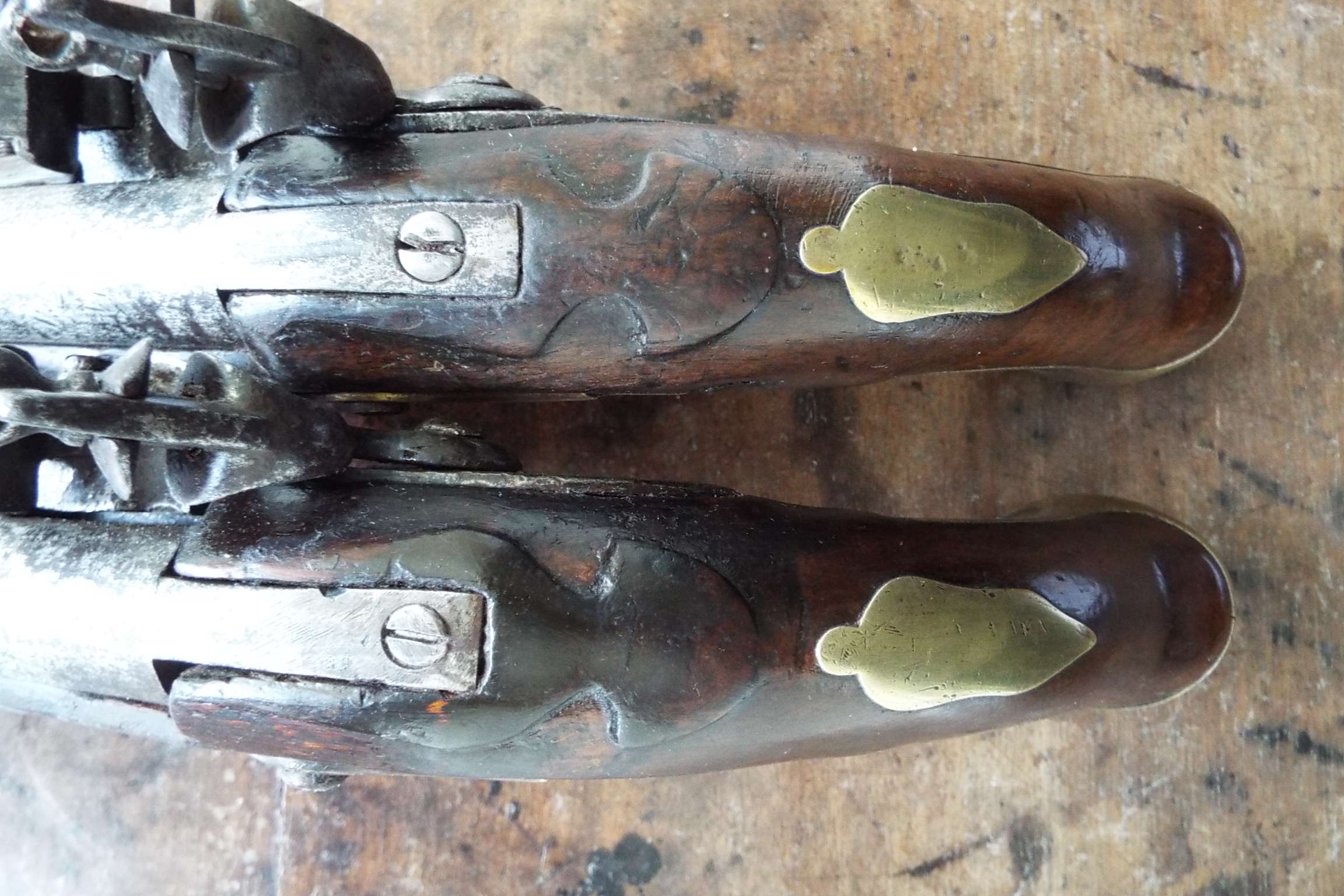 A Brace Of 1775 Flintlock Royal Foresters Pistols - Image 7