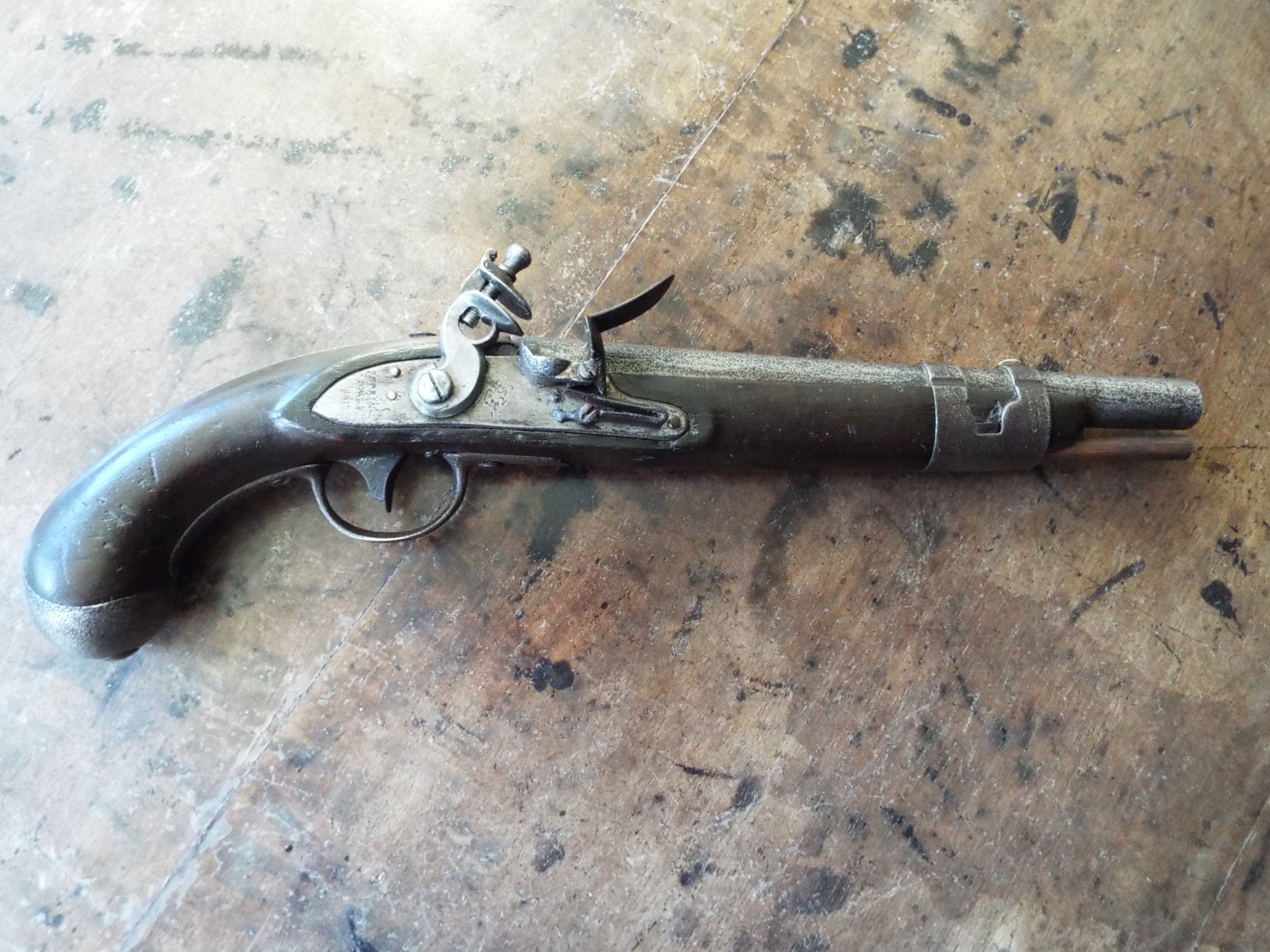 Rare 1815 Flintlock US Springfield Pistol