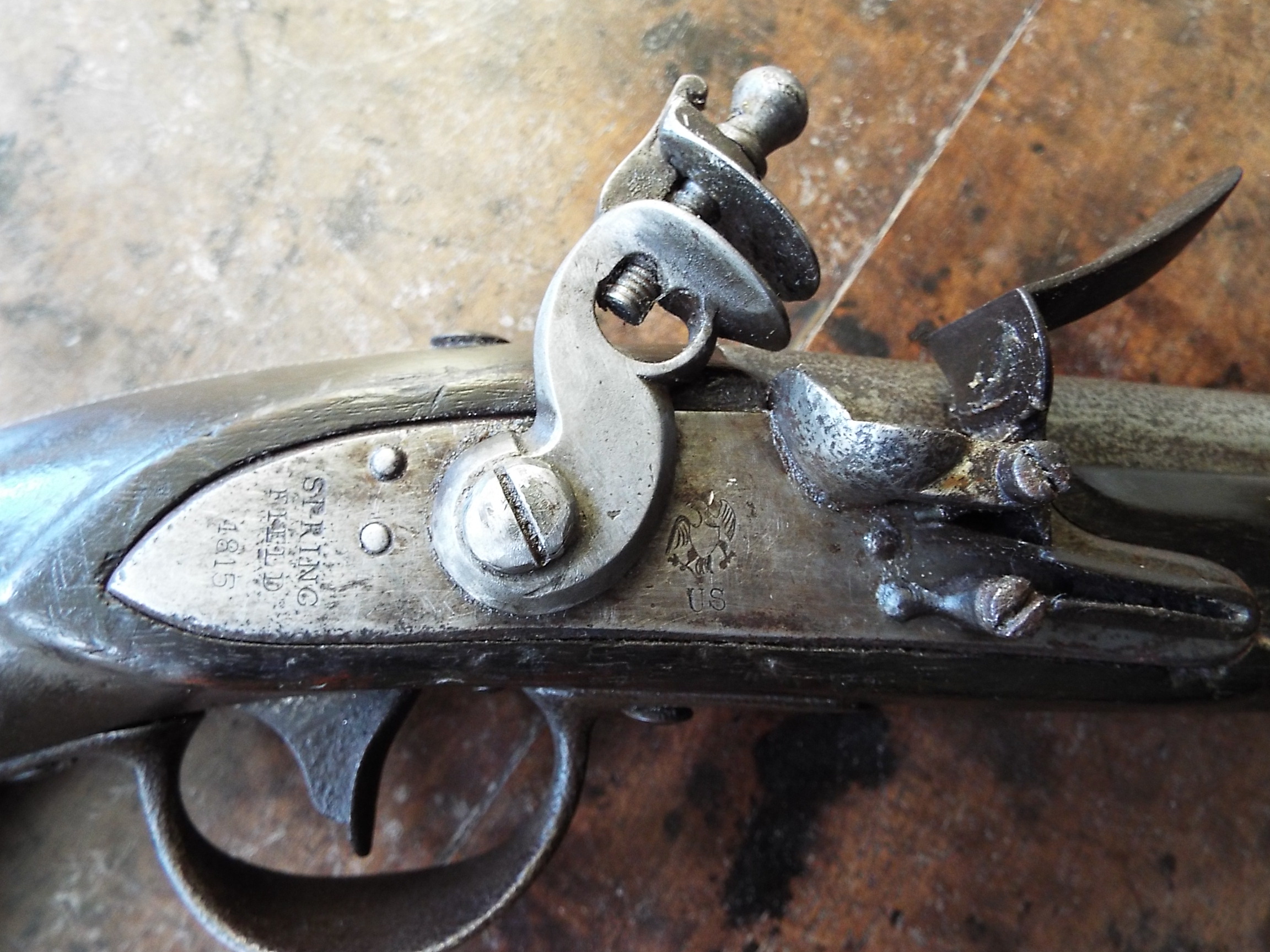 Rare 1815 Flintlock US Springfield Pistol - Image 3