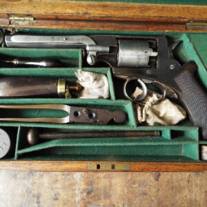 Cased Percussion Adams .54 Revolver